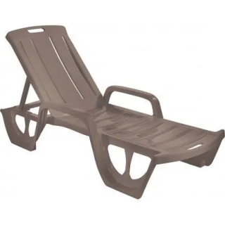 Záhradné lehátko - Florida Cappuccino Garden Deckchair