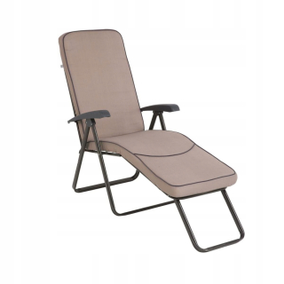 Záhradné lehátko - Modena Square Beige Patio Garden Deckchair