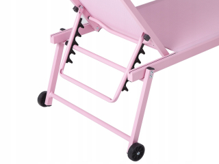 Záhradné lehátko - Pink Portofino Garden Deckchair
