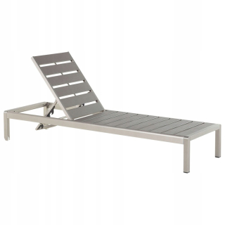 Záhradné lehátko - Garden Deckchair Gray Nardo
