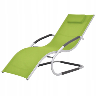 Záhradné lehátko - Garden Deckchair Gray Avellino Lummo!