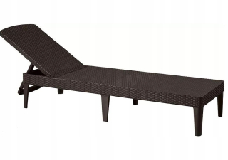 Záhradné lehátko - Jaipur Rattan Brown Pool Terrace Couch