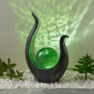 Lindby Solar Lamp Jamiel IP44, čierna