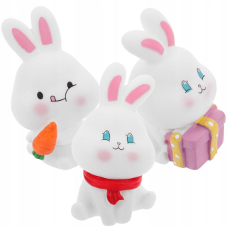 Dekorácia do záhrady - Little Bunny Ozdoby dekorácie pre pokrývku hlavy 3 ks