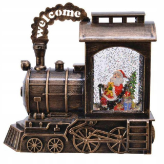 Lokomotíva s Santa Claus 25 cm