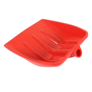 Záhradné náradie - Snehová lopata z červenej zahustená plast