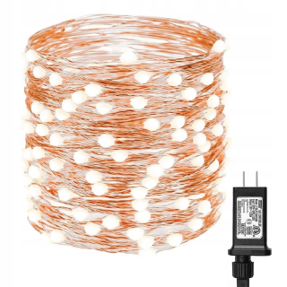 Svetelný stĺp do záhrady - Nízke napätie medený drôt víla Strusa Lights 8 Mases Witerproof pre záhrady