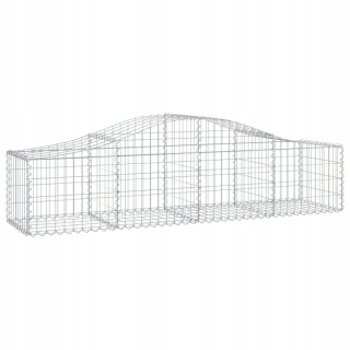 Gabion - Arched Gabon Basket, 200x50x40/60 cm, galvanizované železo