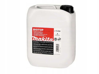 Olej do kosačky - Makita reťazový olej biotop 5 l litrov eko.