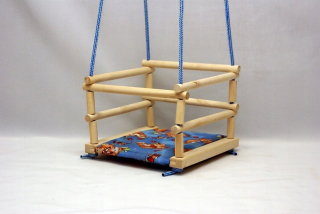 Záhradná hojdačka - Malimas Wooden Swing + vankúš