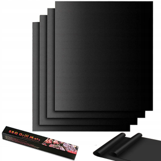 Podložka na gril - Rohož na pečenie teflónového grilu set 4 ks