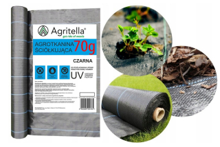Agrotextília - Školská rohož Agrotkanowo Garden Agrotextile Black 4x25m 70g Strong