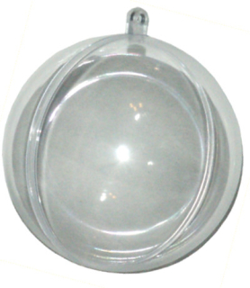 MDK BAUBLE/TRANSPArent KULA akryl/Plexisklas 12cm