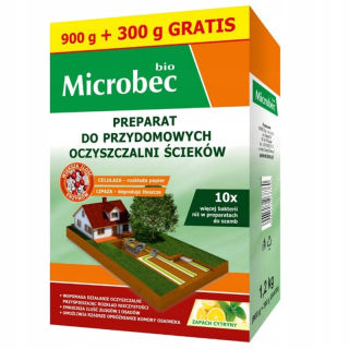 Prostriedok do žumpy, septiku - Microbec 10 x silnejšie baktérie 1,2 kg bio