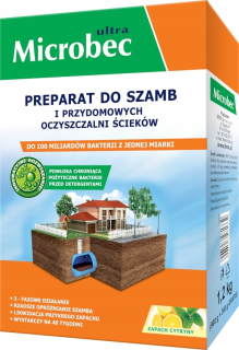 Prostriedok do žumpy, septiku - Microbec pre septické nádrže a čistiarne odpadových vôd 1200 g