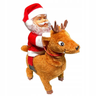 Santa Claus On The Reandeer beží spieva svätým darom