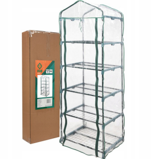 Záhradný skleník - Mini Greenhouse 5 úrovne 69x 49x 200 cm 90002