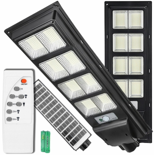 Uličná lampa - Silná solárna lampa 600 W Street LED s pohybom a súmrak senzor + diaľkové ovládanie