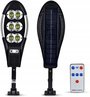 Uličná lampa - VÝKONNÁ LED COB SOLÁRNA LAMPA, SAMOSTATNÝ PANEL, SENZOR POHYBU SÚMRAK + DIAĽKOVÉ OVLÁDANIE