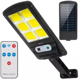 Uličná lampa - Silný LED solárna lampa Dusk a snímač pohybu