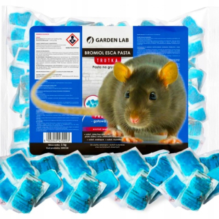 SILNÝ Jed na myši, potkany, hlodavce, CESTOVINY 1kg