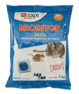 Silná handra jedovatá myš broditop pasta 1 kg