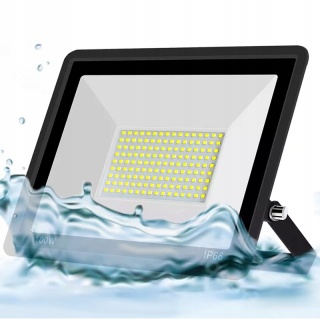 Záhradné halogény - Silné LED svetlomet halogénové svetlomety 9000 lm 100 W IP66 +tenká rukoväť