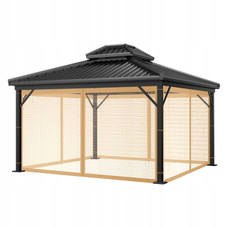 Záhradný stan, pavilon - Moskitier pre záhradný pavilón 3x3x2.3m
