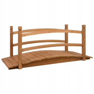 Záhradný most drevený most Footbridge 140x60x60 cm
