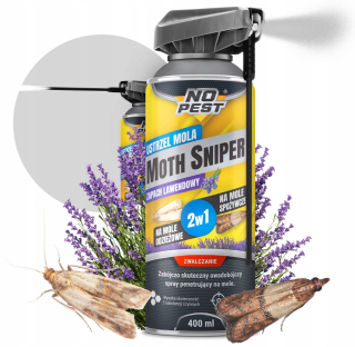 Repelent proti hmyzu - Moth Sniper Food Moth Moth Mucha, Mucha No Pest 400 ml