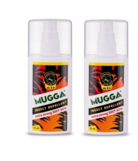 Repelent proti hmyzu - Muga 75 ml sprej 50% DEET proti Ticks x 2