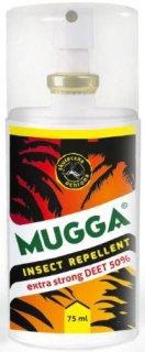 Mugga Strong 50% deet sprej proti komárom muchy