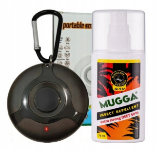 Repelent proti hmyzu - Mugga Mosquito set hmyz kliešte USB repeller