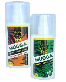 Repelent proti hmyzu - Mugga Spray X2 Family Set pre kliešte komáre