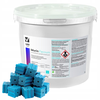 Repelent, plašič pre zvieratá - MURIN facoum 5 kg myši jedovaté potkany kocky