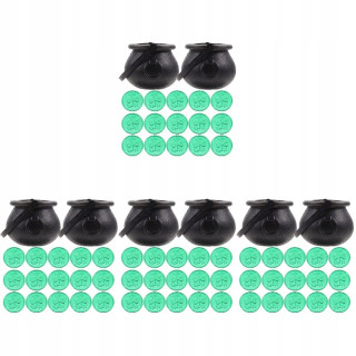 Dekorácia do záhrady - Make -up hračky Candy Jar dekoration coin hrniec 4 súpravy
