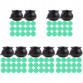 Dekorácia do záhrady - Make -up hračky Candy Jar dekoration coin hrniec 5 sety