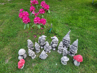 Maxi set skrzatow trpaslíca záhrada trpaslík 3D