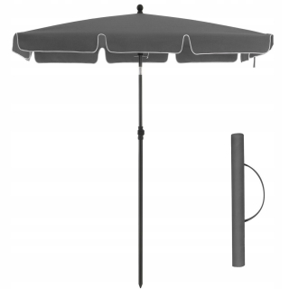 Záhradný slnečník - Záhradný nábytok Ergo Hakano - Beachumbrella/Gray/2x