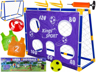 Futbalové príslušenstvo pre deti - Mega Football Set - futbalový gól