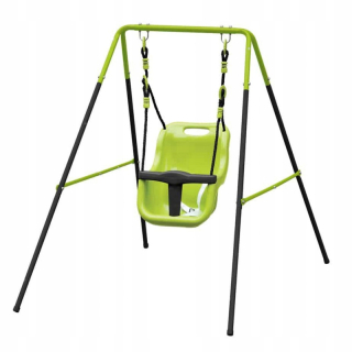Záhradná hojdačka - Kovové vedro Swing Megi svetlo zelené 4iq