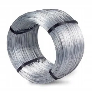 Ostnatý, napínací drôt - Metalurgia mäkký galvanizovaný drôt vyrobený z nízkej karbonovej ocele 2 mm 5 kg