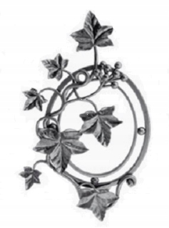 Mensine Euroman1 kované Ivy Rosette 317.06