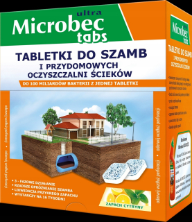 Prostriedok do žumpy, septiku - Microbec Prípravok na septiky, tablety 5904517058620