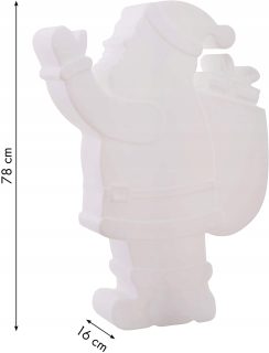 Mikołaj lampa vianočná svietidlá 78 cm Popis !!!