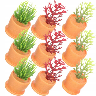 Dekorácia do záhrady - Mini miniatúrny hrniec Bonsai dieťa 9 ks