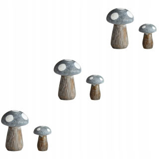 Dekorácia do záhrady - Mini huba dekorácie figuríny huby 6 ks