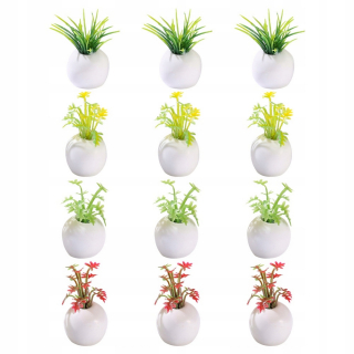 Dekorácia do záhrady - Rastliny Mini Pot Mini Domov dekorácie bonsai 12 ks