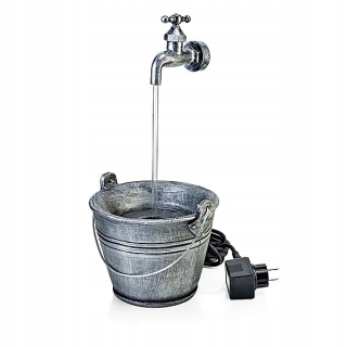 Mini Garden Fontain Bucket Tap Decotion