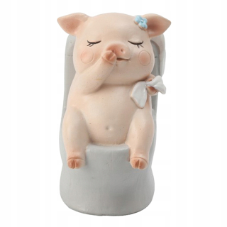 Miniatúrna zvierací figurína toaleta s